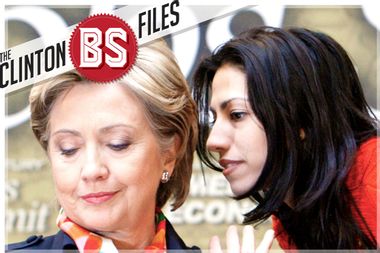 Image for The Clinton BS files: Huma Abedin probably isn't a Muslim secret agent (and Hillary's not controlled by the Jews)