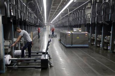 Robots Take Factory Jobs