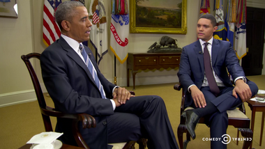 Image for WATCH: Obama tells Trevor Noah that without intelligence briefings 