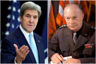 Image for John Kerry plays Eisenhower: A farewell address dispenses hard truths, a little too late