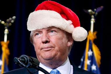 Donald Trump Santa Hat