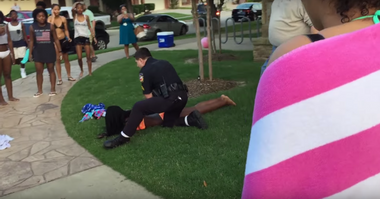 Image for Texas teen tackled by cop at pool party sues files $15 million police brutality suit