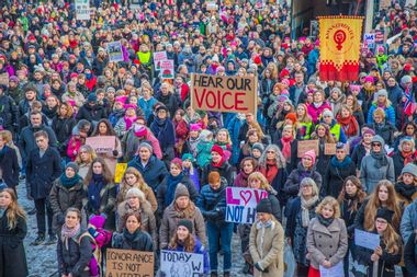 Sweden Trump Women's March