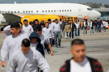 Deported Guatemalan Immigrants Arrive On ICE Flight from U.S