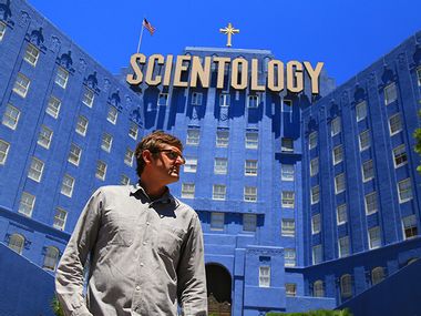 Image for WATCH: Louis Theroux on his hilarious Scientology meta-movie: To the church, I was 