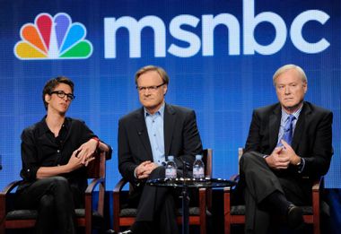 Rachel Maddow, Lawrence O'Donnell, Chris Matthews
