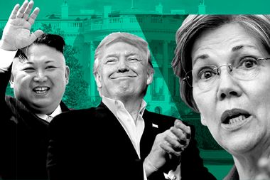 Kim Jong-Un, Donald Trump, Elizabeth Warren