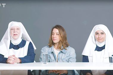 Aubrey Plaza Smokes Pot with the Weed Nuns