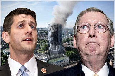 Paul Ryan; Mitch McConnell; Grenfell Tower