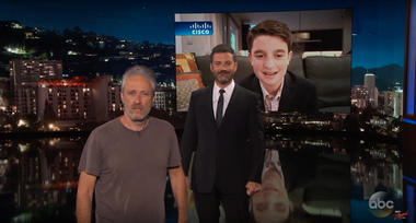 Image for Jon Stewart makes a surprise appearance on 