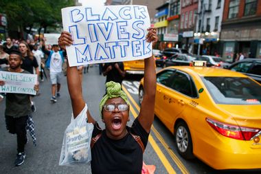 Black Lives Matter Protester