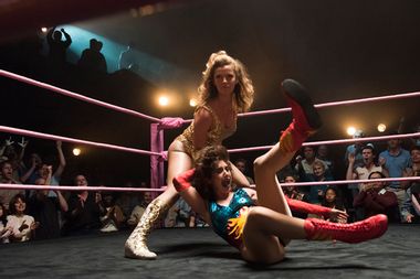 Betty Gilpin and Alison Brie in "Glow"
