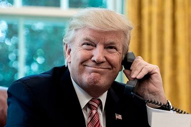 Trump on Telephone