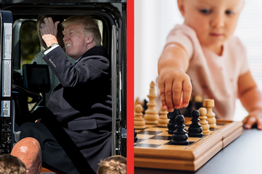Image for Think about it: It's not 11th dimensional chess. It's not even checkers
