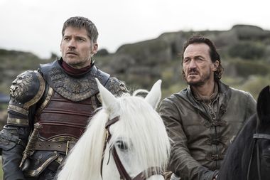 Nikolaj Coster-Waldau and Jerome Flynn in "Game of Thrones"