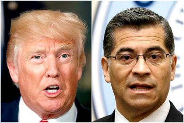 Donald Trump; Xavier Becerra