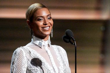 Beyonce at the 2016 Grammys