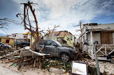 Destruction left after Hurricane Irma