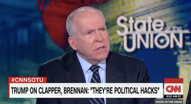 Image for James Clapper and John Brennan clap back at President Trump's 