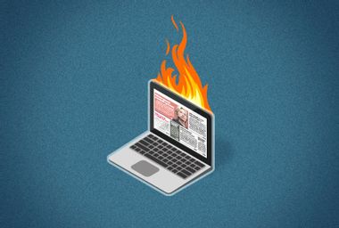 Computer on Fire