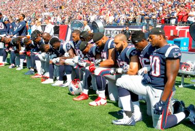 New England Patriots kneel