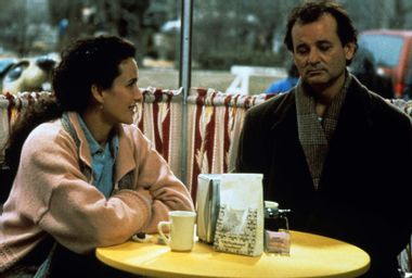 Andie MacDowell and Bill Murray in "Groundhog Day"