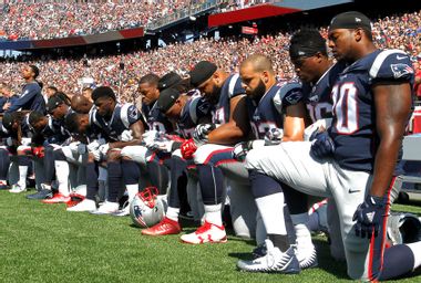 New England Patriots kneeling