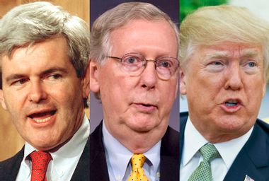 Newt Gingrich; Mitch McConnell; Donald Trump