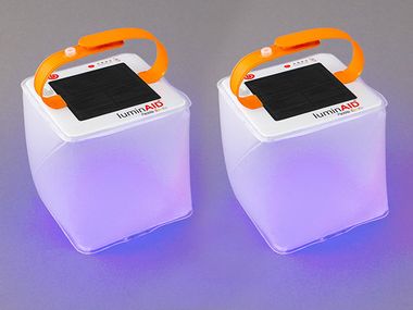 Image for These solar-powered lamps give aid to those in need