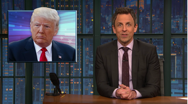 Image for Seth Meyers asks the important questions about Trump's 