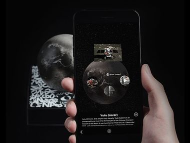 Image for This notebook incorporates AR to let you explore the moon