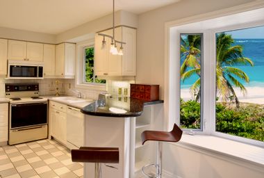 Kitchen with Beach View