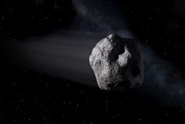 Artist's concept of a near-Earth object.