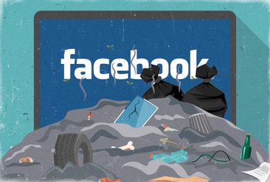 Facebook; Pile of Garbage