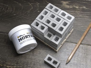 Image for These mini cinder blocks make a fun addition to your desk