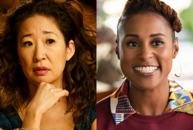 Sandra Oh in "Killing Eve;" Issa Rae in "Insecure"