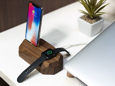 Image for This wood charger can power up your Apple Watch and iPhone