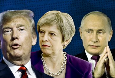 Donald Trump; Theresa May; Vladimir Putin