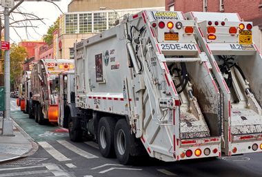 Garbage Trucks Greenwich Village