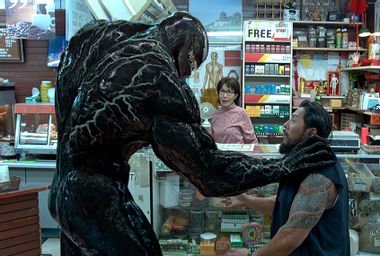 Tom Hardy as Eddie Brock/Venom in "Venom"