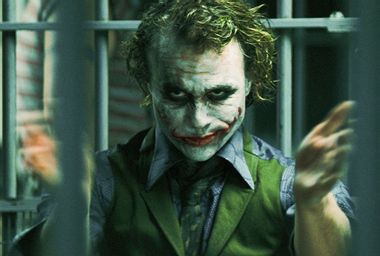 Heath Ledger as The Joker in "The Dark Knight"