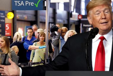 Donald Trump; TSA Line