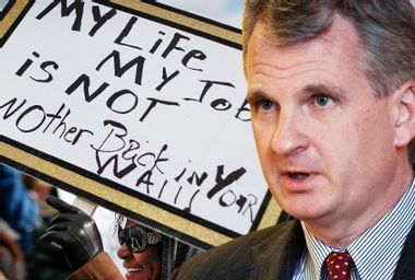 Timothy Snyder; Government Shutdown Protest