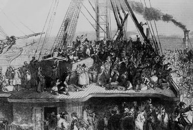 Emigrants Sail For USA