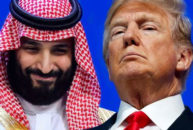 Saudi Arabia's Crown Prince Mohammed bin Salman; President Donald Trump