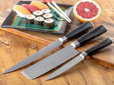 Image for Get this 3-piece Japanese knife set for over 75% off