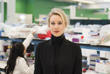 Elizabeth Holmes in "The Inventor: Out for Blood in Silicon Valley"