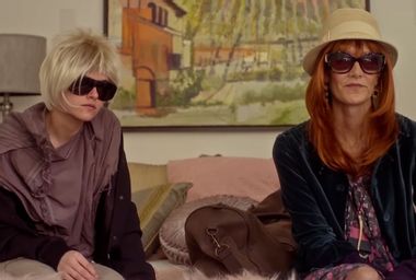 Kristen Stewart and Laura Dern in "JT LeRoy"