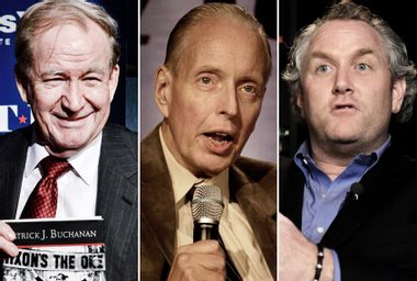 Pat Buchanan; Paul Weyrich; Andrew Breitbart