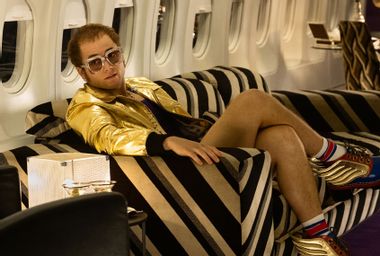 Taron Egerton as Elton John in "Rocketman"
